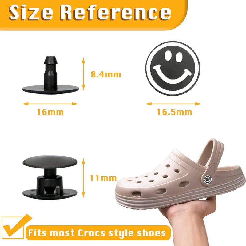 KOTESLLOE 8 Sets Replacement Rivets for Crocs, Replacement Parts for Crocs - Image 4